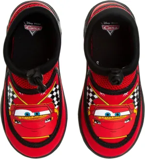 Toy Story Cars Boys Water Shoes Kids Sandals - Lightning McQueen Woody Buzz Lightyear Pool Aqua Socks Bungee Waterproof Quick Dry (Toddler-Little Kid)