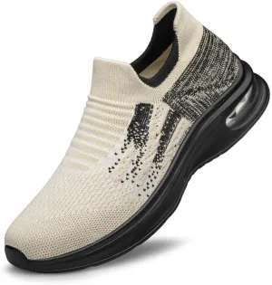 Vidbiv Slip on Shoes for Men, Casual Walking Lightweight Loafers, Breathable Mens Shoes, Comfortable Hands Free Slip-on Shoes for Work, Traveling