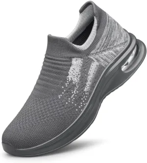 Vidbiv Slip on Shoes for Men, Casual Walking Lightweight Loafers, Breathable Mens Shoes, Comfortable Hands Free Slip-on Shoes for Work, Traveling