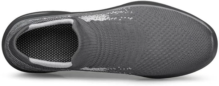 Vidbiv Slip on Shoes for Men, Casual Walking Lightweight Loafers, Breathable Mens Shoes, Comfortable Hands Free Slip-on Shoes for Work, Traveling