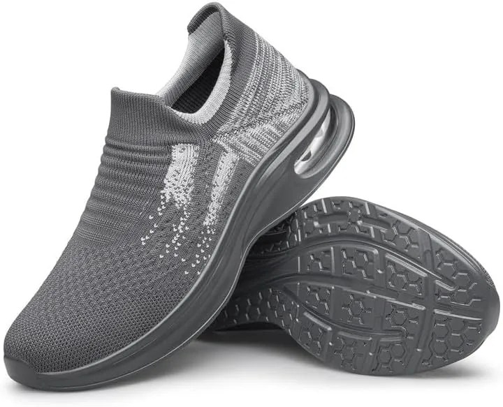 Vidbiv Slip on Shoes for Men, Casual Walking Lightweight Loafers, Breathable Mens Shoes, Comfortable Hands Free Slip-on Shoes for Work, Traveling