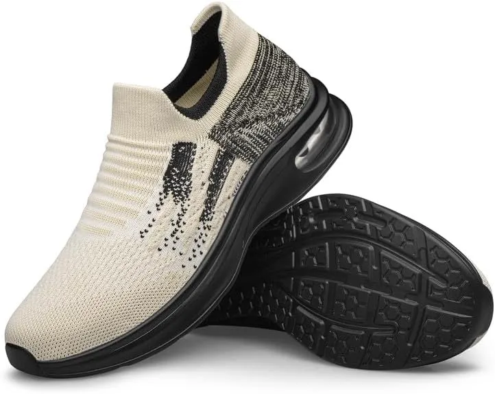 Vidbiv Slip on Shoes for Men, Casual Walking Lightweight Loafers, Breathable Mens Shoes, Comfortable Hands Free Slip-on Shoes for Work, Traveling