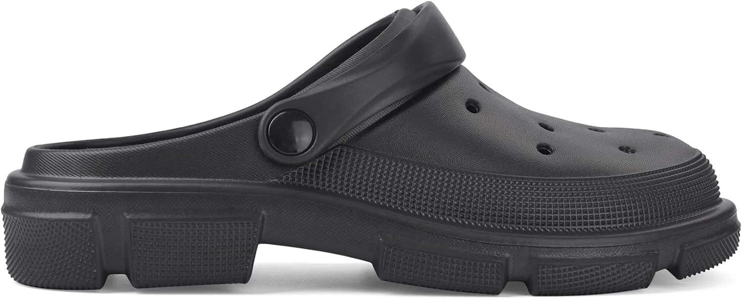 VONMAY Women's EVA Clogs Garden Shoes Waterproof Casual Mules Platform Heels for Pool, Beach